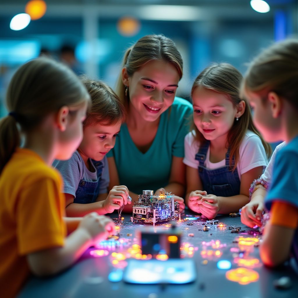 Istruttrice robotica